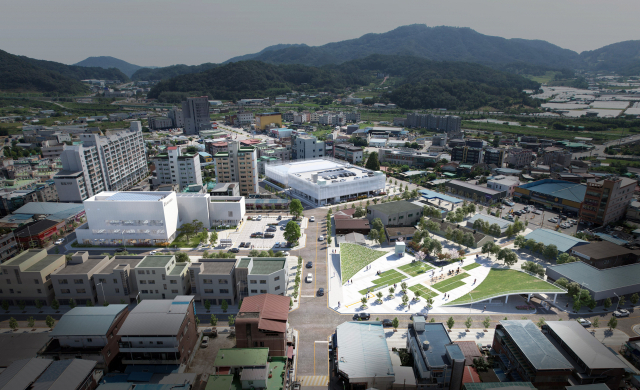 성주군 성주읍 도시재생 뉴딜 2단계 사업이 본격 시작됐다. 사진은 2단계 사업 전체 조감도. 성주군 제공