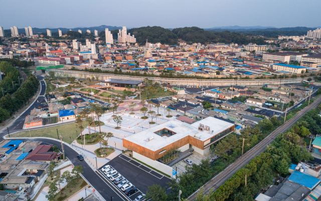 영주시 휴천동 삼각지 마을 전경. 영주시 제공