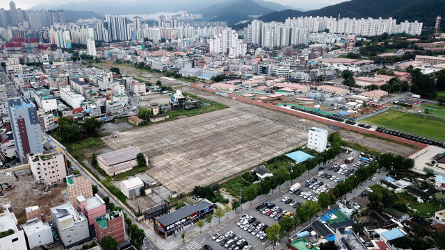 대구 남구 미군기지 캠프워커 반환부지(6만6천884㎡) 모습. 매일신문DB