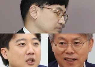 한동훈, 이준석, 민형배. 연합뉴스