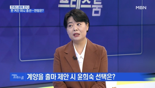 윤희숙 전 국민의힘 국회의원. MBN 