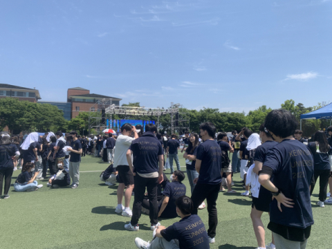 16일 정오쯤 진행된 계명대학교 봄 축제 