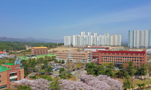 포항 선린대학교 봄 전경. 선린대 제공.