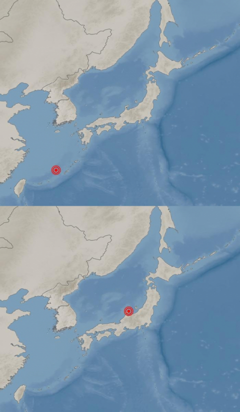 일본 혼슈 규모 5.2 이어 오키나와서도 5.7 지진