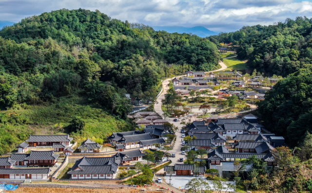 오는 30일 임시개장을 앞둔 선비세상 전경. 영주시 제공