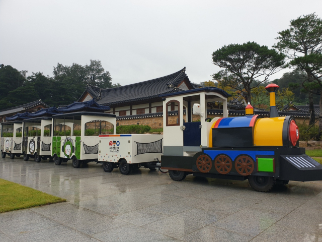 선비세상에 운행될 전기기관차. 영주시 제공