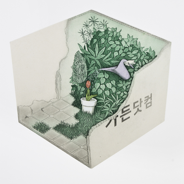 김서울, A box 1, 에칭, 신콜레, 50x50cm, Ed.20, 2022.