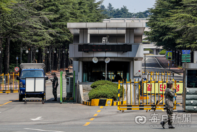 대구시의 군부대 통합 이전 대상인 대구 수성구 육군 제2작전사령부 위병소 모습. 매일신문DB