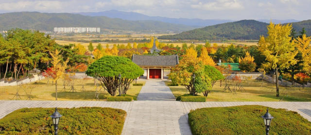 경주 통일전과 주변 모습. 경북도 제공