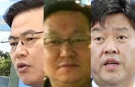 유동균, 정진상, 김용. 연합뉴스, 온라인 커뮤니티