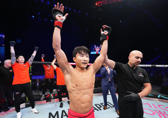 오는 2월 5일 미국 라스베이거스 UFC 에이팩스에서 열리는 UFC 파이트 나이트: 루이스 vs 스피박 대회 언더카드로 열리는 로드 투 UFC 페더급(-66㎏) 결승전에 나서는 대구 출신 파이터 이정영. UFC 한국 제공