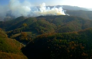 2일 산림당국 등에 따르면 이날 오후 2시 6분쯤 경북 안동시 길안면 야산에서 화재가 발생했다. 산림청