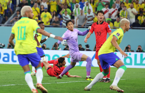 [속보] 한국 0:2 브라질…전반 13분 페널티킥으로 두번째골 허용