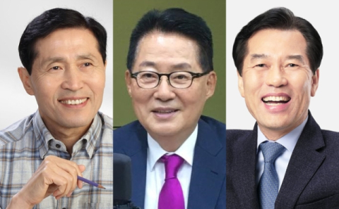 이학영 당무감사원장·박지원 당 고문·정태호 민주연구원장