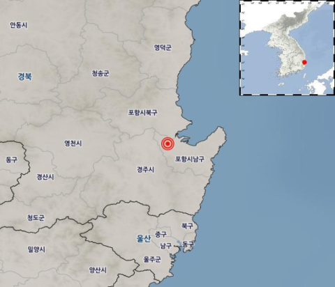 [속보] 포항 남구 규모 1.6 지진