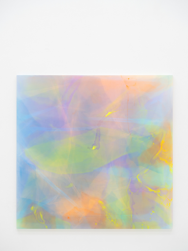 김택상, somewhere over the rainbow-22-1, Water acrylic on canvas, 129.5x132cm, 2022.