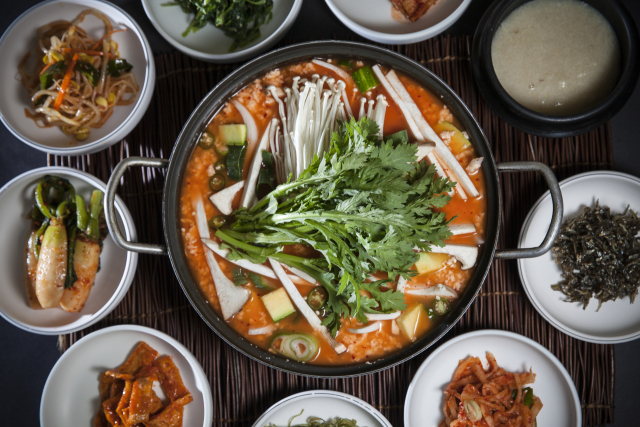 강릉 초당순두부 한상차림