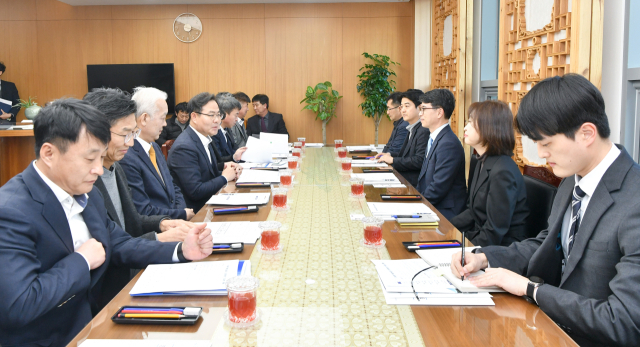 김완섭 기획재정부 예산실장, 경북 방문. 경북도 제공