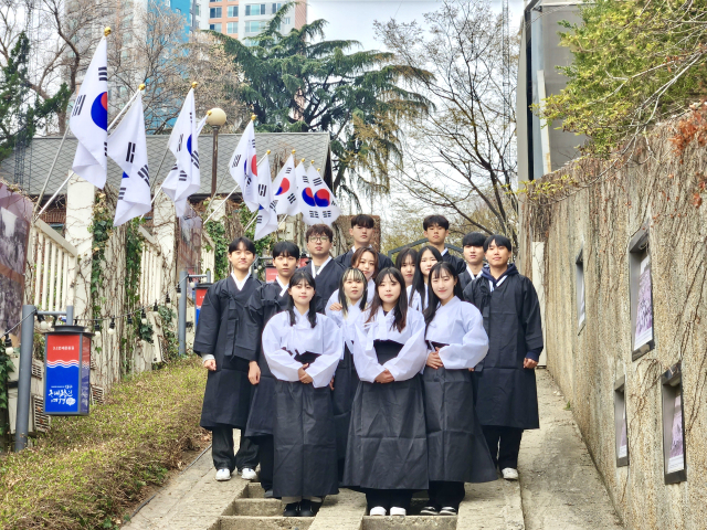 KT＆G 상상유니브 대구운영사무국이 최근 대구지방보훈청과 대학생 독립 유적지 탐방 프로그램 