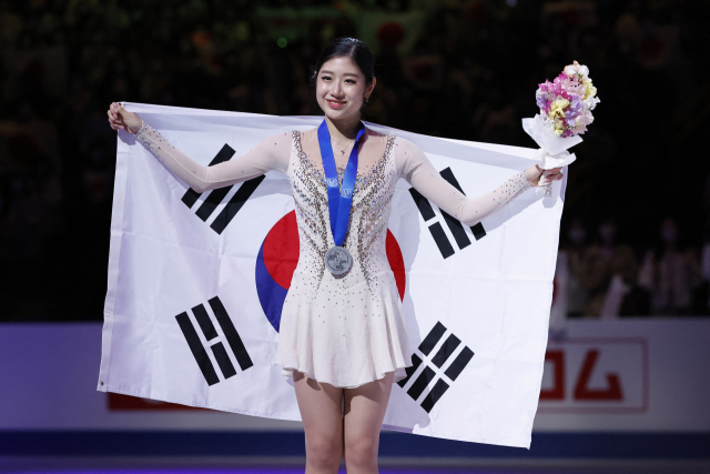 2023 국제빙상경기연맹(ISU) 피겨스케이팅 세계선수권대회 여자 싱글 은메달을 딴 이해인. 로이터=연합뉴스