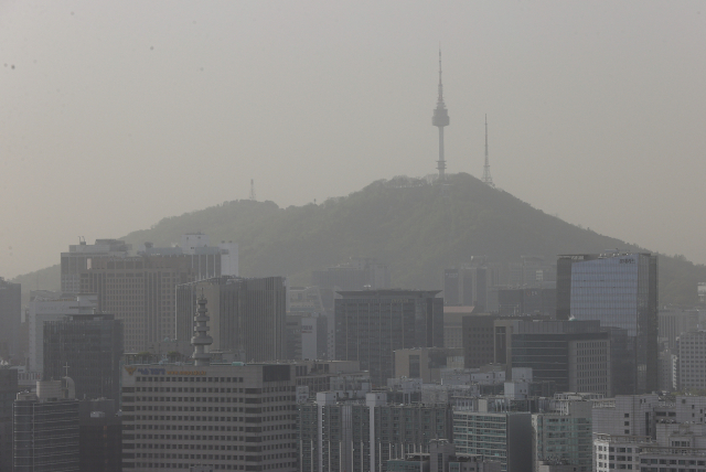 전 권역이 미세먼지 농도 