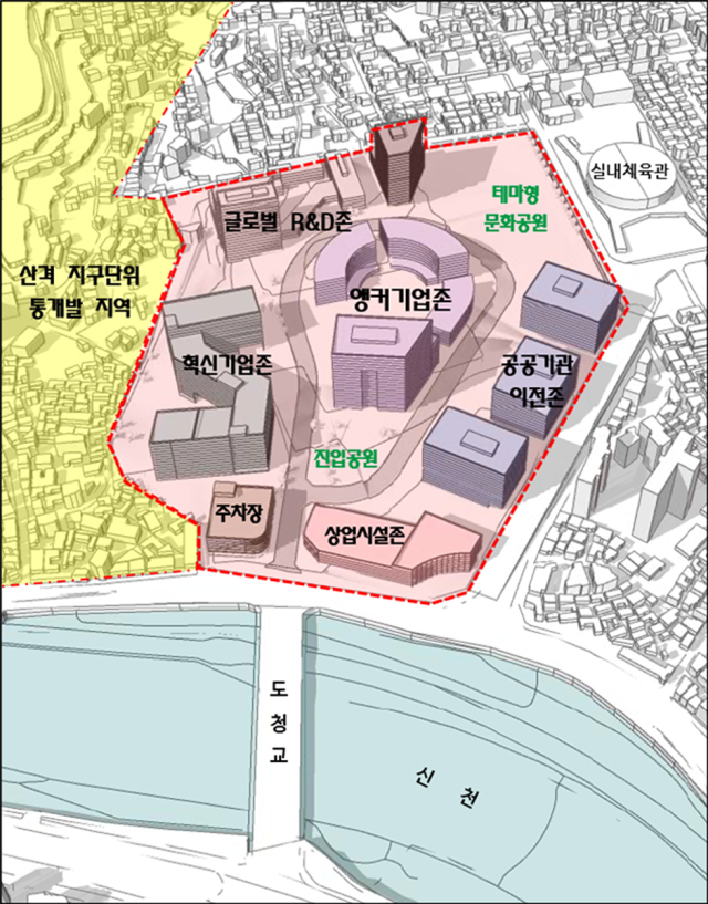 도심융합특구 공간 구상. 대구시 제공.