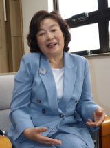 김연희 대구 YWCA 회장. 이화섭 기자.