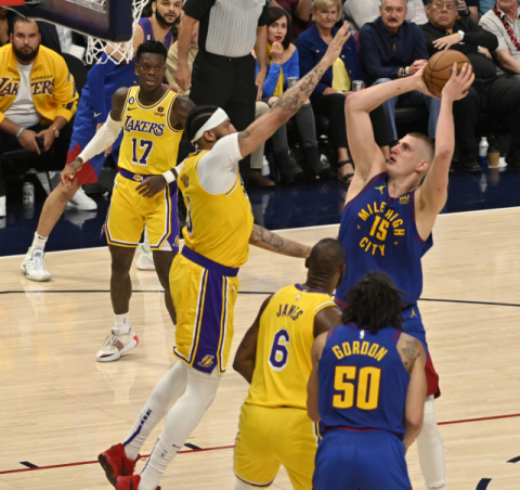 '트리플더블' 요키치 맹위, 덴버, NBA 서부 결승 1차전 승