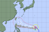 일본 기상청 25일 오후 3시 발표 태풍 마와르 예상경로
