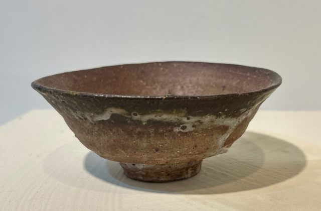 박수연, 붉은 고령토물토유 사발, ∅15cmxH6.5cm.