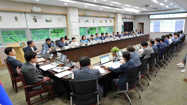 고령군이 지산동 고분군의 세계유산적 가치를 알리고 활용할 수 있는 콘텐츠 확보에 총력을 쏟고 있다. 사진은 지산동 고분군 세계유산 등재 대비 추진전략 보고회. 고령군 제공