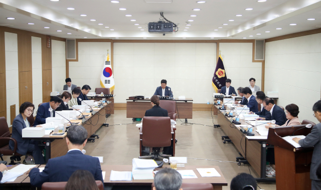 27일 대구시의회에서 예산결산특별위원회는 2022 회계연도 대구시 결산 및 예비비지출 승인의 건 심사를 진행했다. 대구시의회