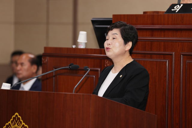 신순화 상주시의원이 지난 26일 상주시의회 제 220회 정례회 본회의 5분 자유발언을 통해 