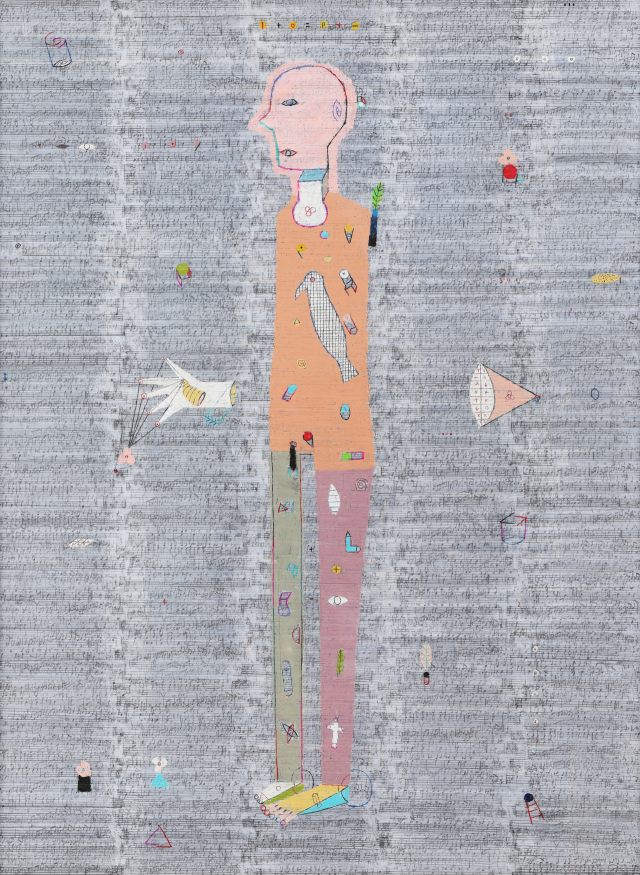 이상용, Fate, Mixed Media On Sheet Zing, 79.5x105cm, 2023