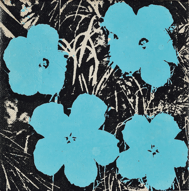 Lot. 39, 앤디 워홀(Andy Warhol), 1928-1987, American, [Flowers], silkscreen ink on linen, 12.7×12.7cm, 1964, 4억 4000만원-6억원. 서울옥션 제공