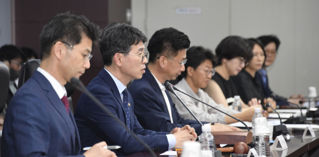 김완섭 기획재정부 차관이 20일 서울 종로구 한국무역보험공사에서 열린 