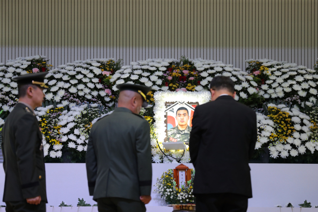 21일 경북 포항 해병대 1사단 내 체육관인 