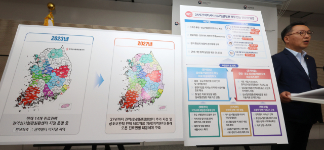 박민수 보건복지부 2차관이 31일 오전 세종시 정부세종청사에서 제2차 심뇌혈관질환관리 종합계획을 발표하고 있다. 연합뉴스