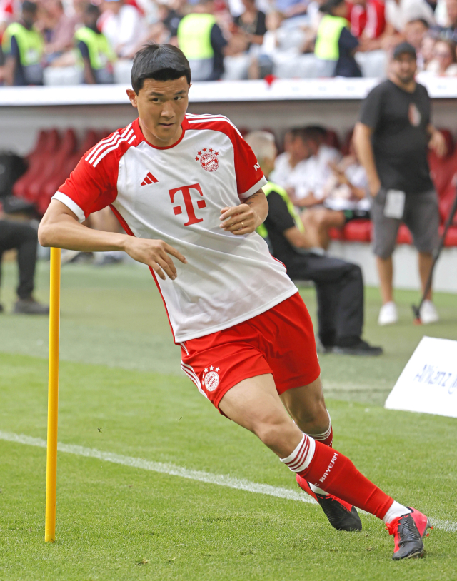 최근 독일 프로축구 바이에른 뮌헨으로 이적한 김민재. 연합뉴스