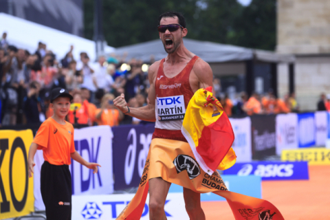 2023세계육상선수권 첫 금메달은 마틴…男경보 20km 1시간17분32초