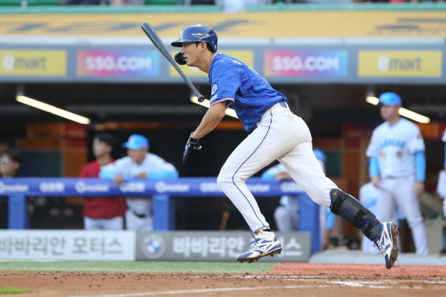 삼성 라이온즈 타선의 핵 구자욱. 삼성 제공