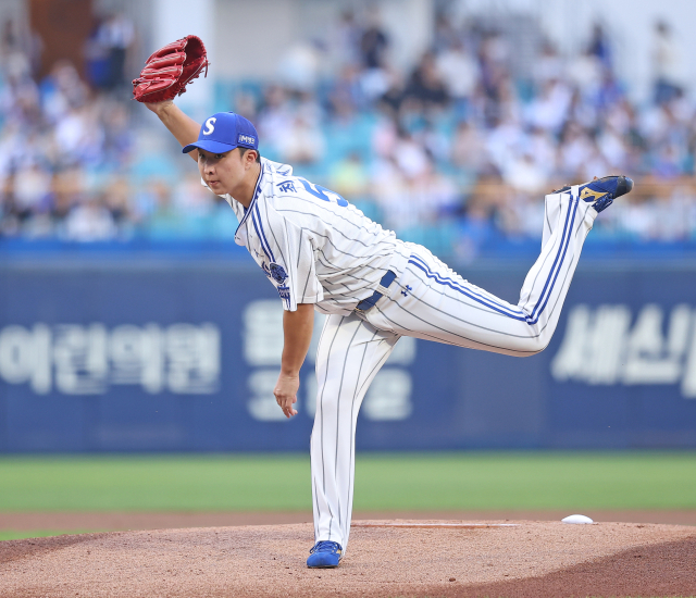 삼성 라이온즈의 좌완 선발 최채흥. 삼성 제공