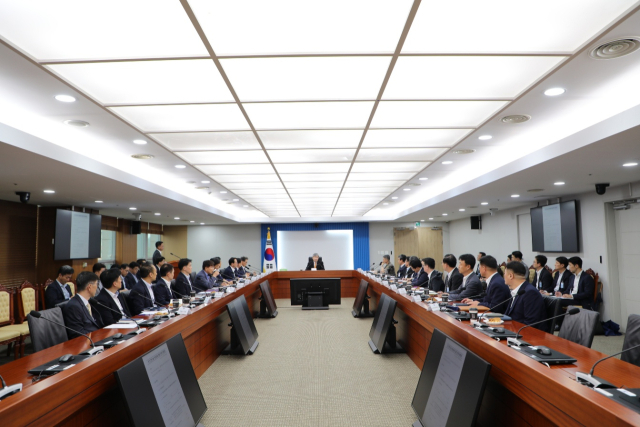 국가안보실은 13일 조태용 실장 주제로 국가기반시설 점검회의를 가졌다. 국가안보실 제공