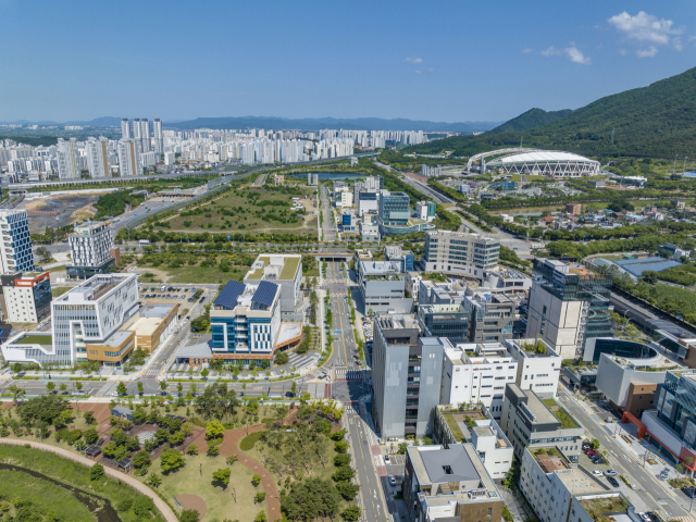 대구 수성구 대흥동 수성알파시티 전경. 대구경북경제자유구역청제공