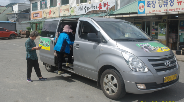 경북 수요응답형 시골버스. 포항시 죽장면. 경북도 제공