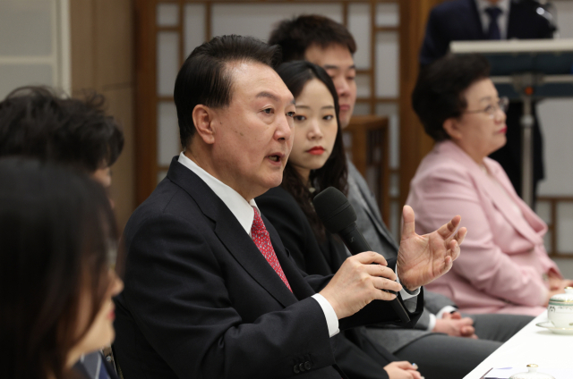 윤석열 대통령이 6일 서울 용산 대통령실 청사에서 열린 