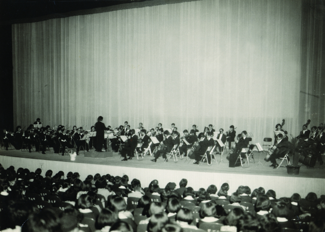 1976년 10월 12일 유관순 기념관에서 제1회 서울 순회연주회가 펼쳐졌다. 대구시향 제공.