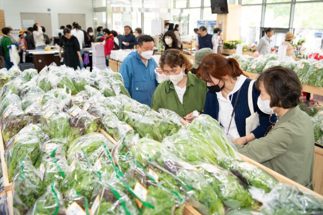 구미시로컬푸드 직매장. 구미시 제공