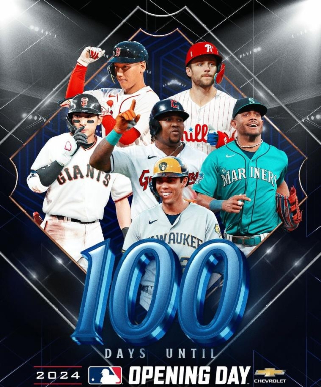 ML 징규리그 개막 D-100 주요 선수로 포스트에 등장한 이정후. 출처=MLB 인스타그램