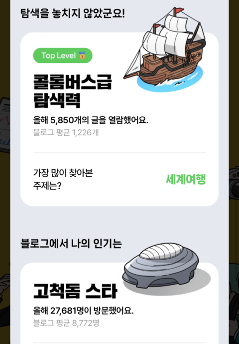 MMM 모 기자가 운영하는 블로그의 올 한 해 결산. 이 고척돔 스타는 내년에 잠실주경기장 스타로 발돋움하겠다는 야무진 포부를 밝혔다.